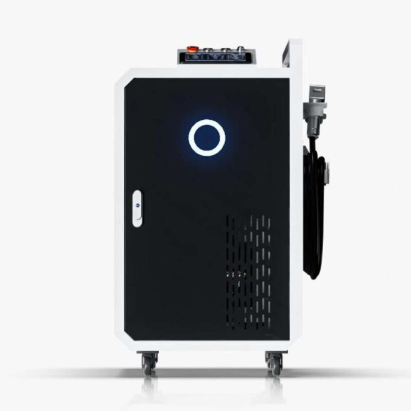 Prezentacyjne zdjęcie spawarki laserowej firmy Wsparcie Laserowe, ukazujące urządzenie w nowoczesnym środowisku przemysłowym.