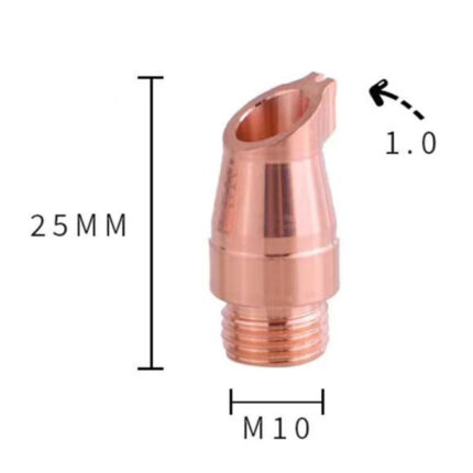 Dysza końcówka mosiężna Qilin do spawarki laserowej na drut 1.0mm. Wysokiej jakości dysza spawalnicza od Wsparcie Laserowe.