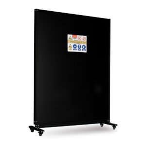 Ekran ochronny do spawania laserowego. Mobilny ekran ochronny.