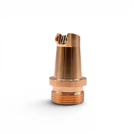 Dysza mosiężna 2.0 mm do podwójnego podawania drutu spawalniczego.