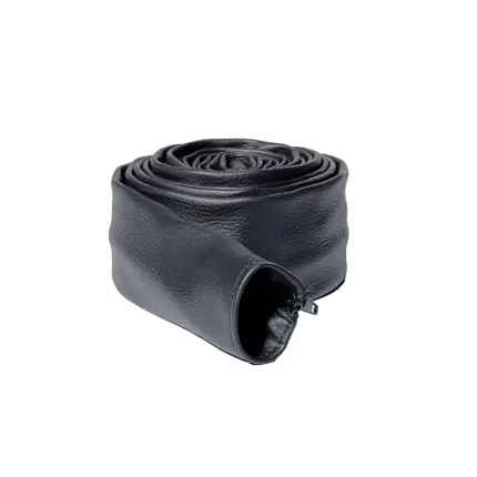 Wytrzymały skórzany rękaw ochronny na światłowód spawarki laserowej o długości 3 metrów.
