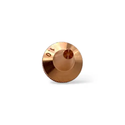 Precyzyjny otwór wylotowy 1.0 mm w dyszy miedzianej do głowic laserowych 3D.